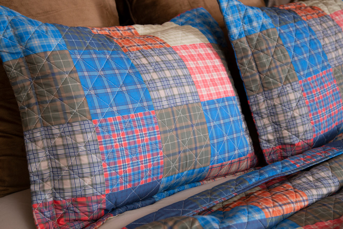 Rustic Patchwork Quilt Set