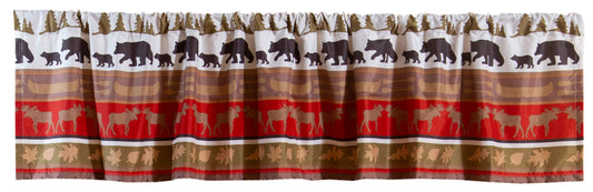 Cabin & Lodge Stripe Valance