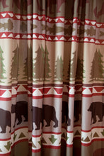 Load image into Gallery viewer, Bear Stripe Curtain Panels