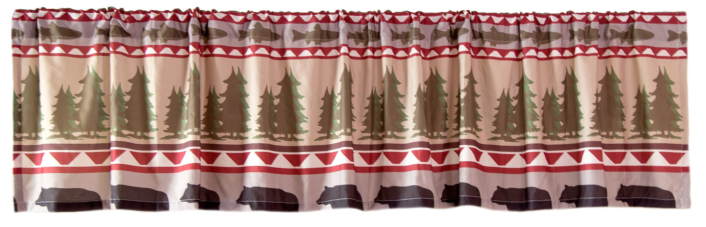 Bear Stripe Valance