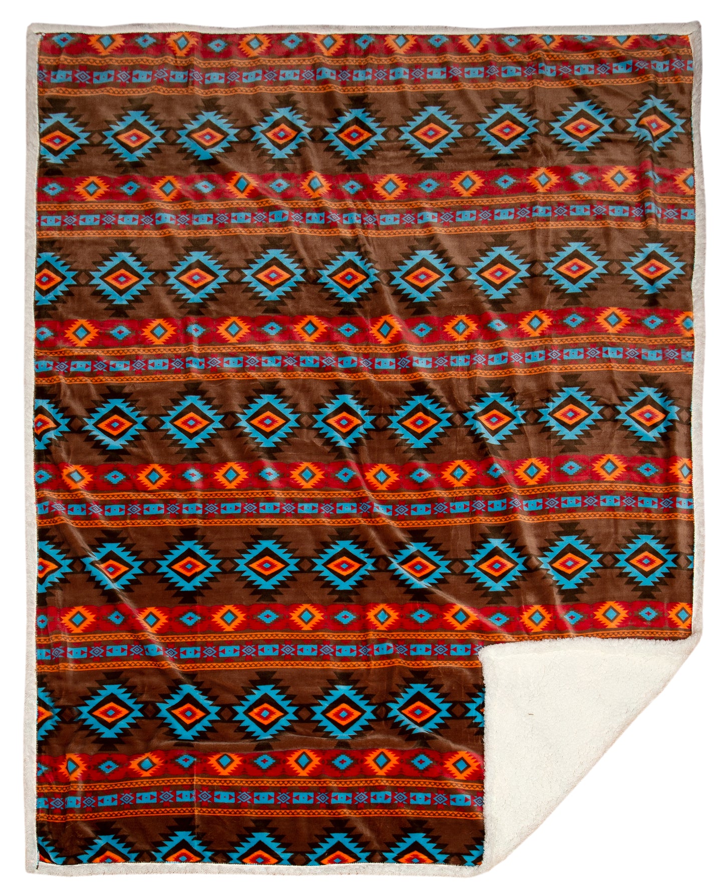 Wrangler® Southwest Horizon Plush Sherpa Throw