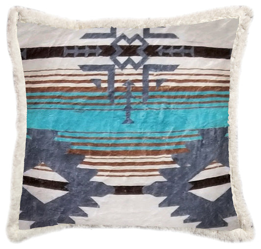 Wrangler® Lone Mountain Plush Sherpa Pillow