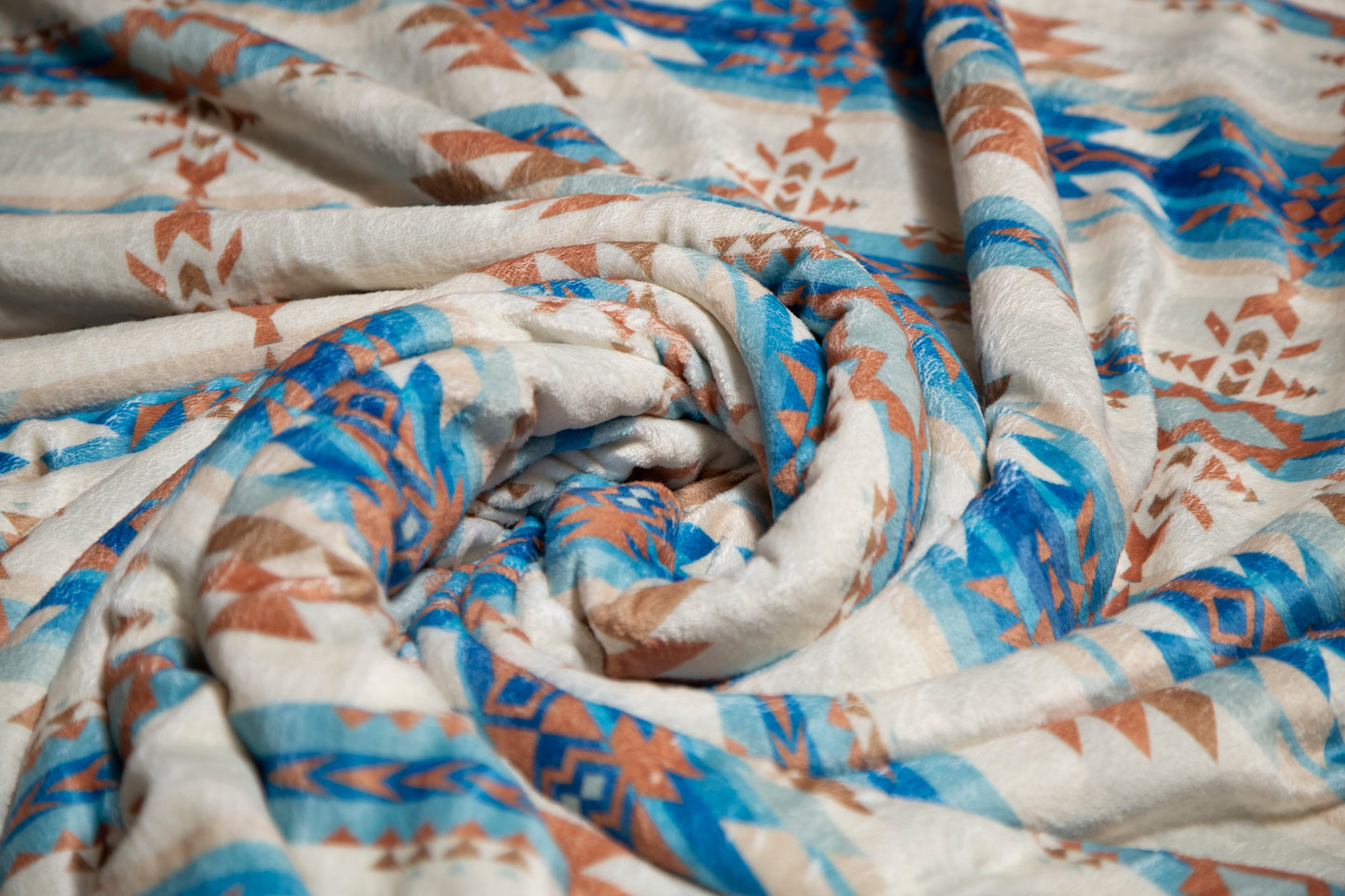 Wrangler® Stack Rock Southwest Plush Sherpa Throw