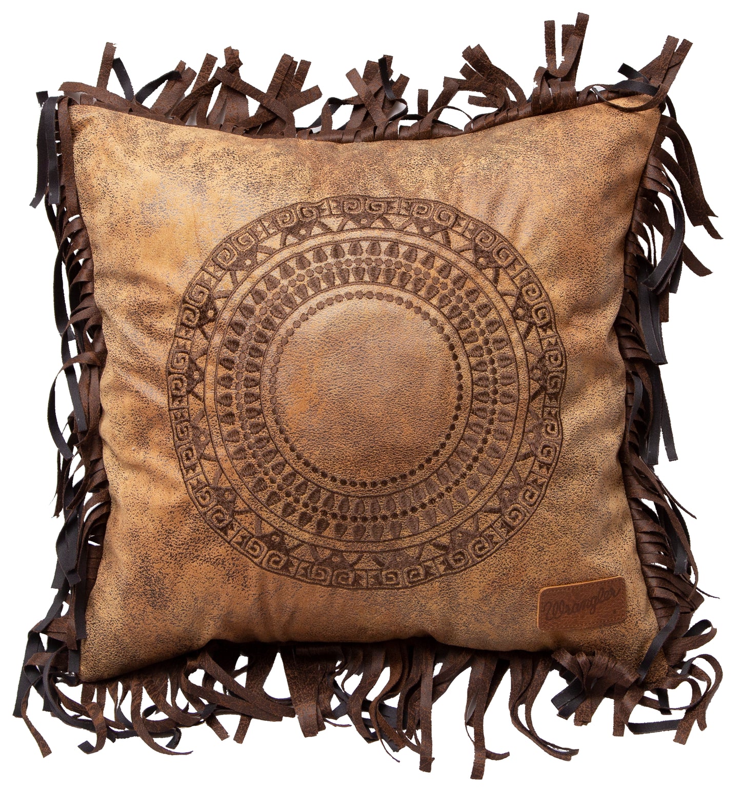 Wrangler® Circle of Life Faux Leather Pillow