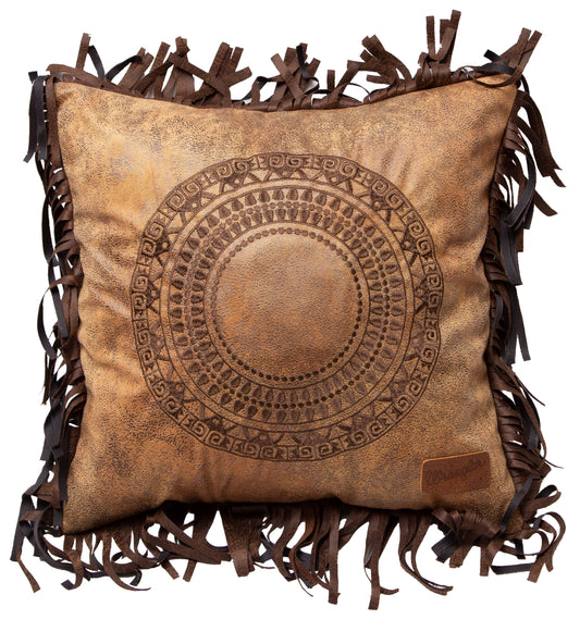 Wrangler® Circle of Life Faux Leather Pillow