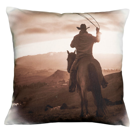 Wrangler® Roping Cowboy Pillow
