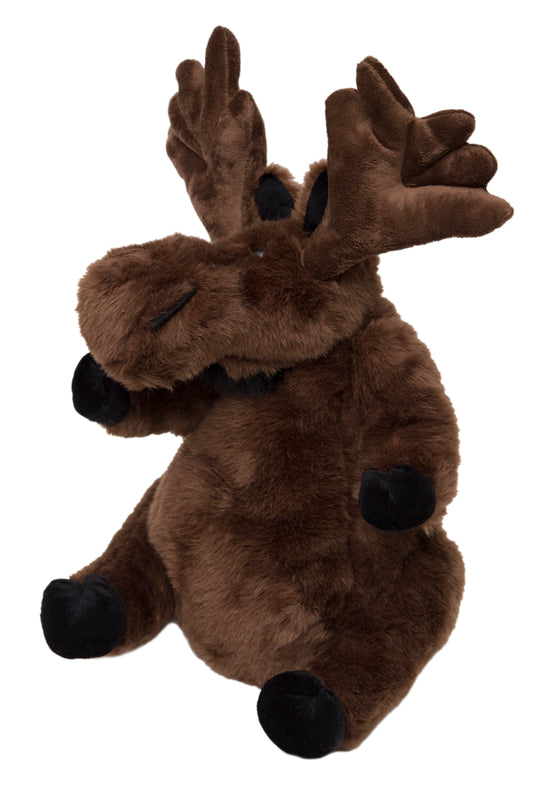 Sitting Moose Stuffed Animal
