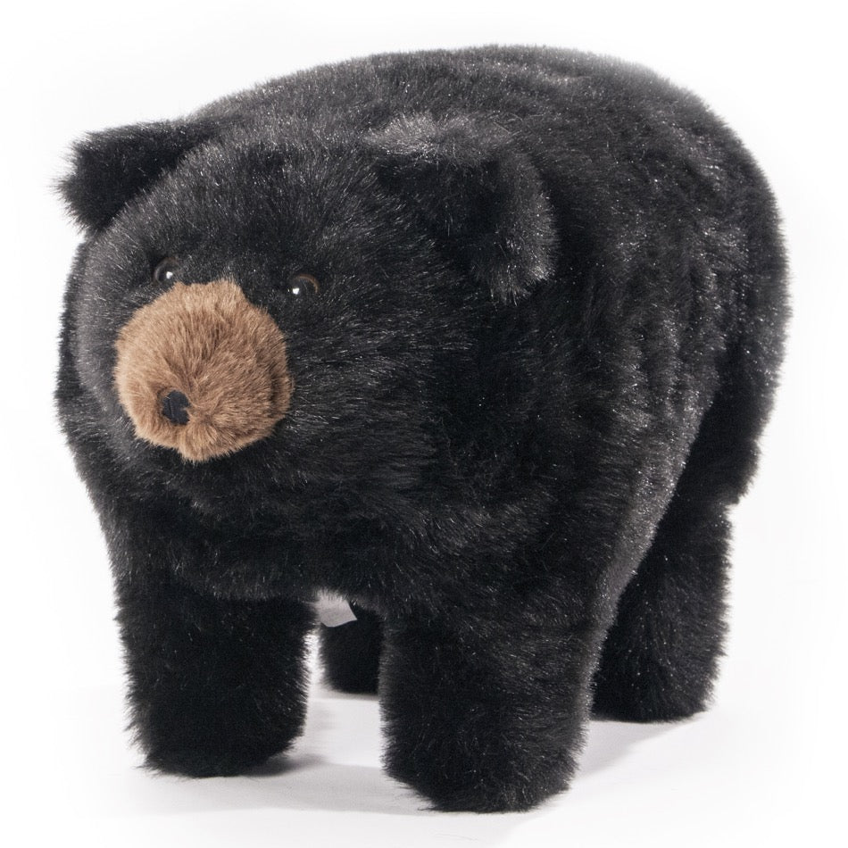 Midnite the Black Bear Footstool