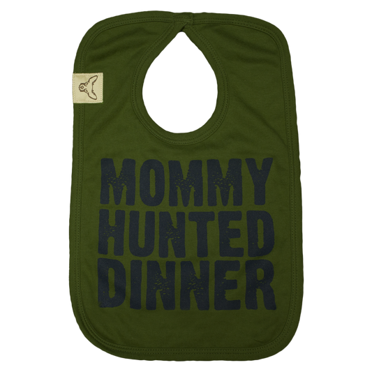 Olive Mommy Hunted Dinner Bib
