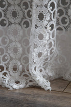 Load image into Gallery viewer, Lace Curtain Panels Set of 2 (Each 54x84), Floral Lace
