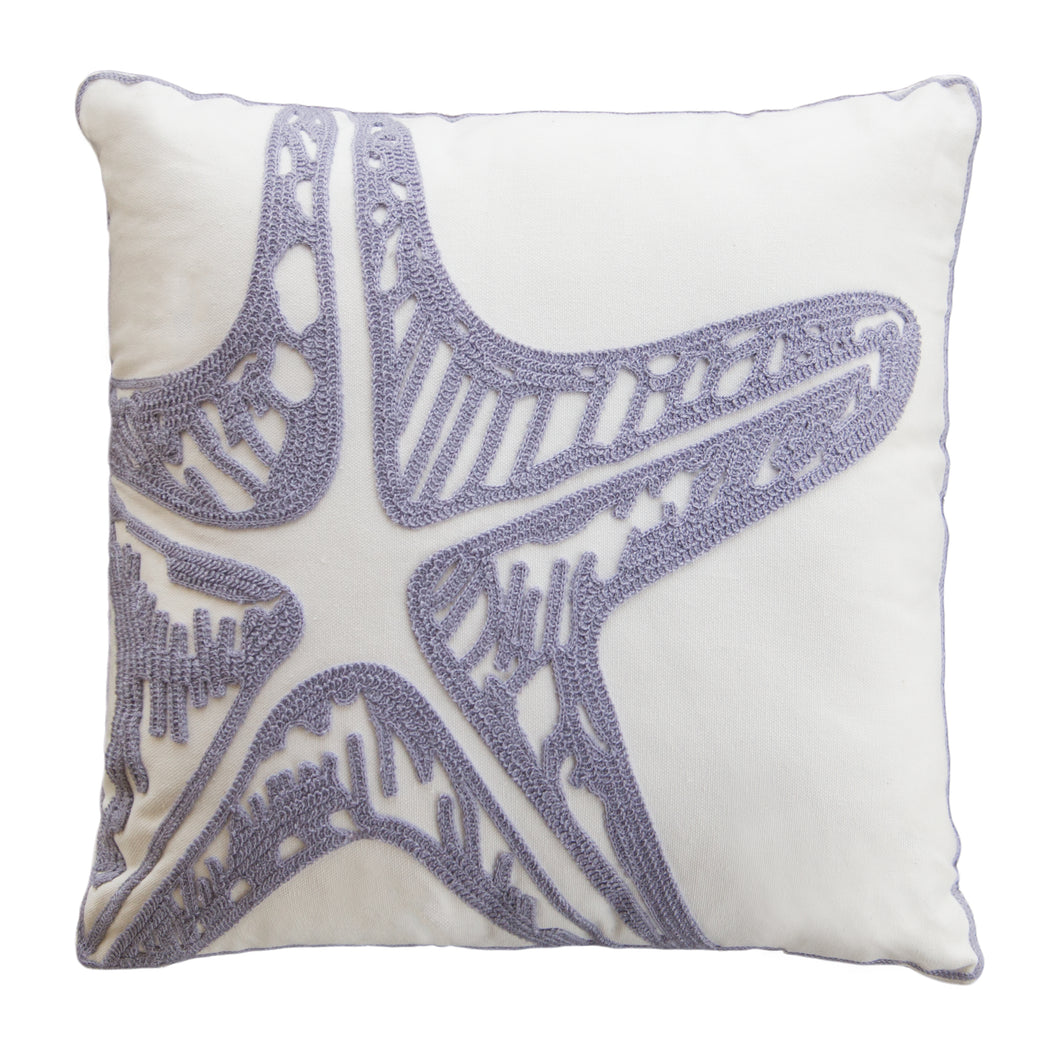 Lavender Starfish Pillow