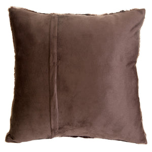 Chinchilla Striped Faux Fur Pillow