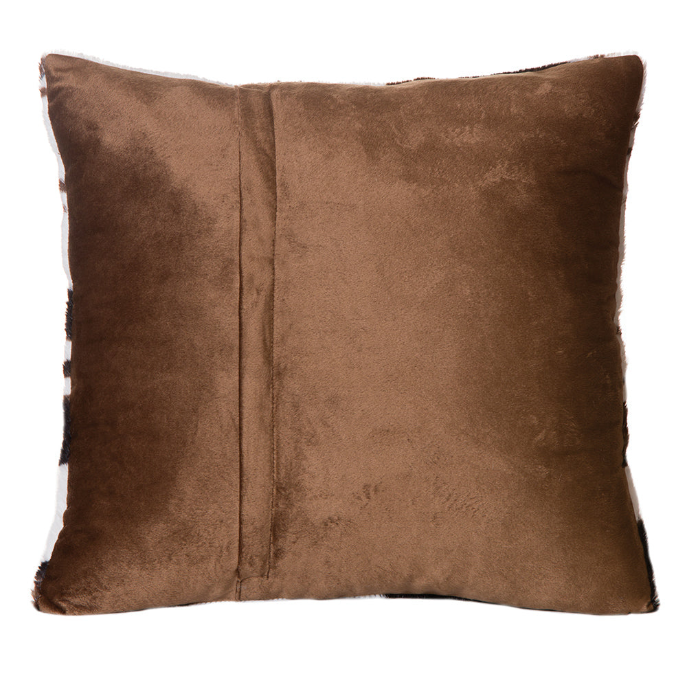 Cowhide Plush Faux Fur Pillow
