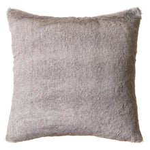 Load image into Gallery viewer, Grey Mink Faux Fur Pillow