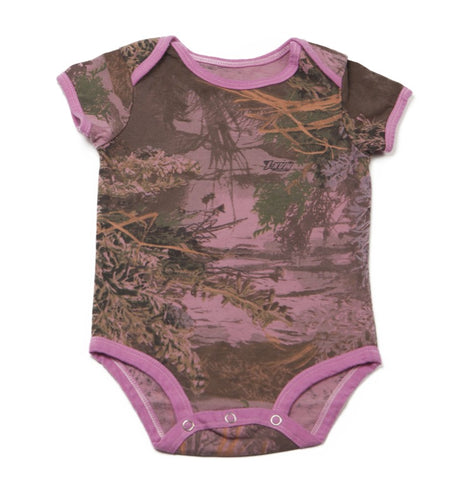 Realtree Max-1? Over-dye Pink onesie