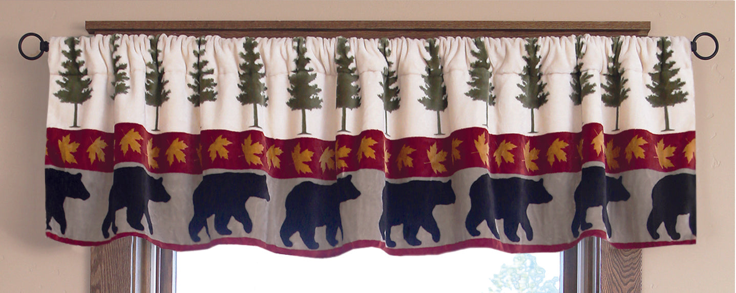 Tall Pine Plush Valance