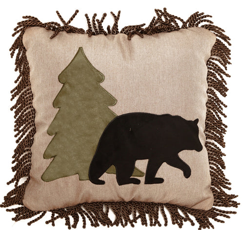 Bear and Tree Pillow