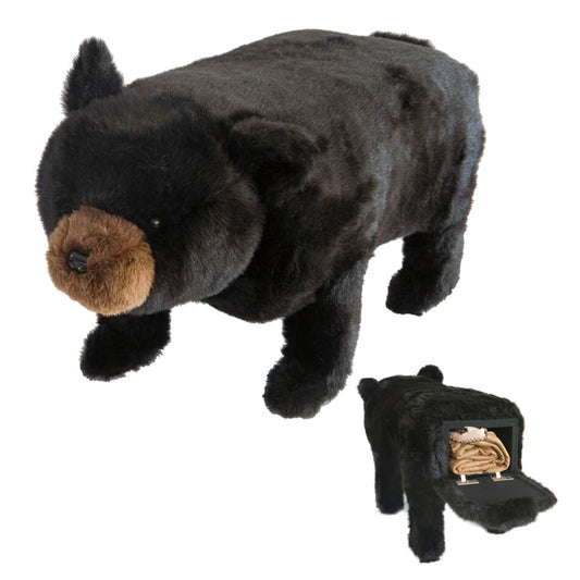 Big Ben the Black Bear Storage Footstool