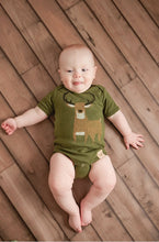 Load image into Gallery viewer, Olive Wily Buck Onesie